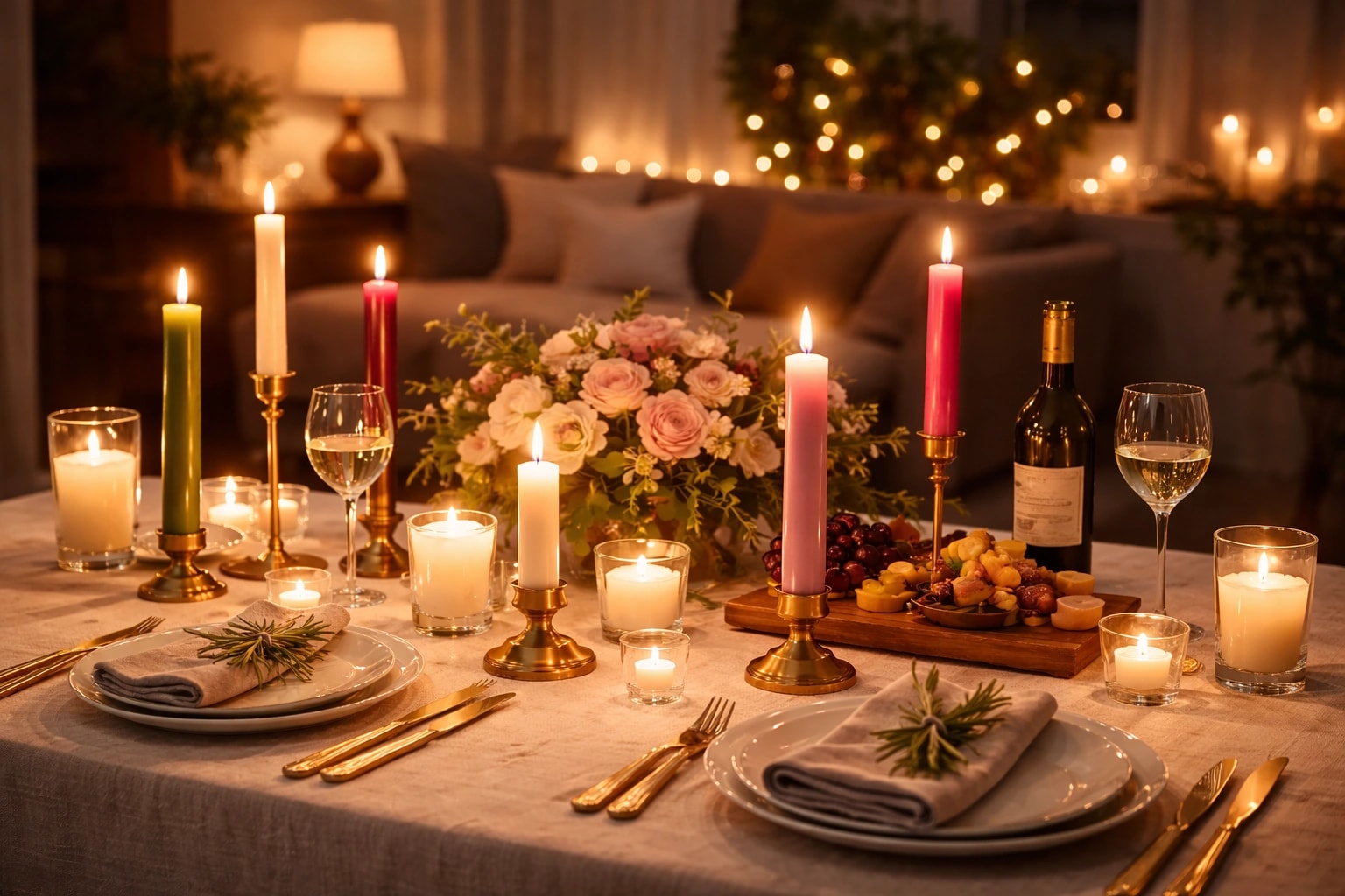 Beautiful handcrafted candles